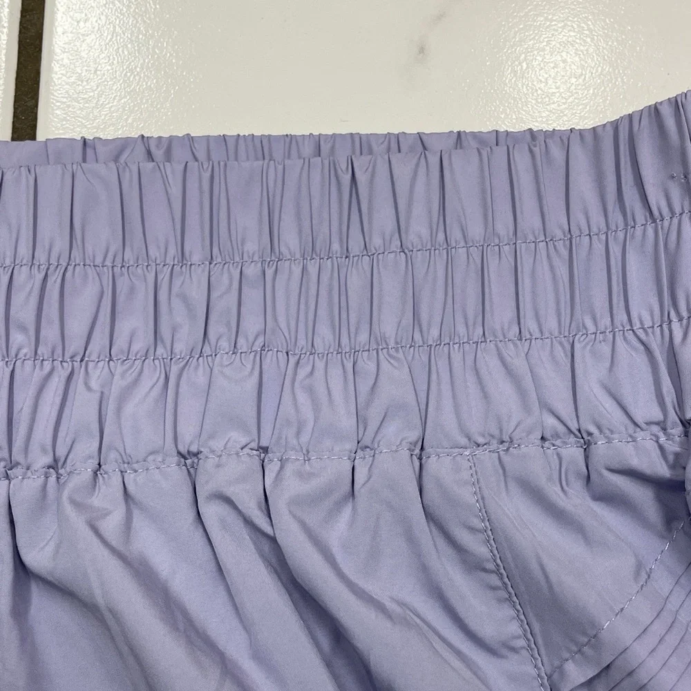 FP Movement by Free People Get Your Flirt On Purple Athletic Shorts Size Medium - Picture 9 of 17